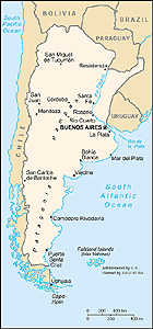 Map of Argentina
