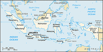 Map of Indonesia
