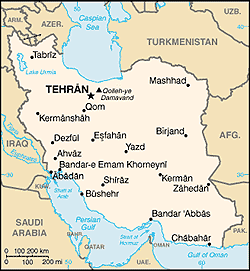 Map of Iran