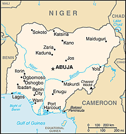Map of Nigeria
